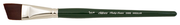 Ruby Satin Short Handle Brushes - Angular